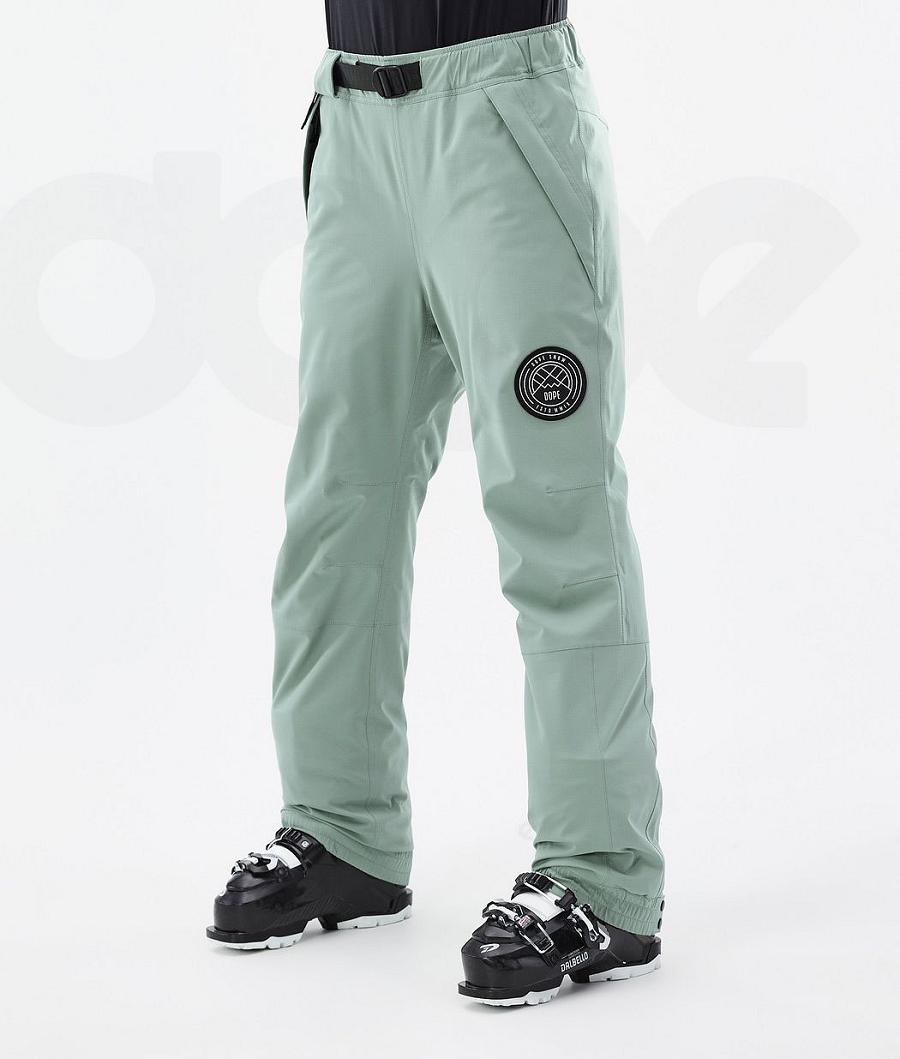 Green Women\'s Dope Blizzard W Ski Pants | NZ_D1038