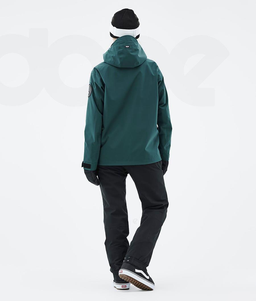 Green Women's Dope Blizzard W Snowboard Jackets | NZ_D1381