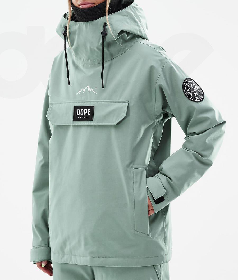 Green Women's Dope Blizzard W Snowboard Jackets | NZ_D2038