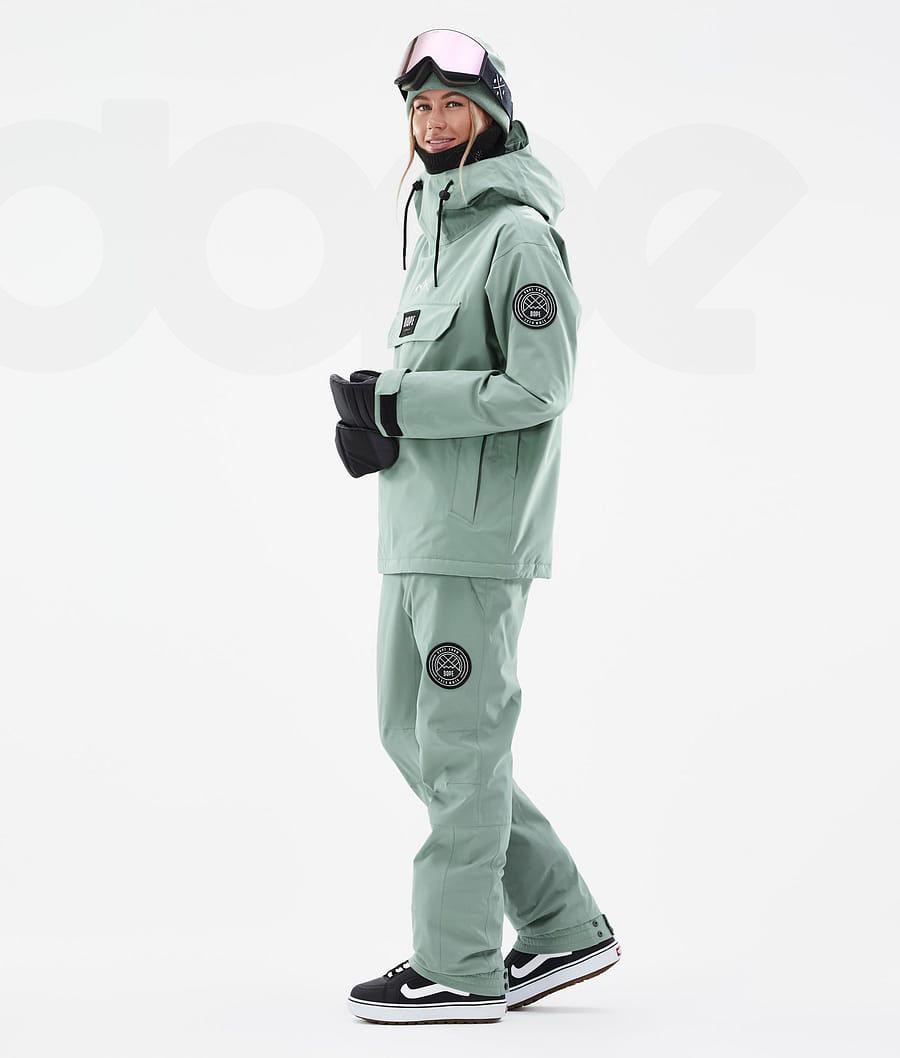 Green Women's Dope Blizzard W Snowboard Jackets | NZ_D2038