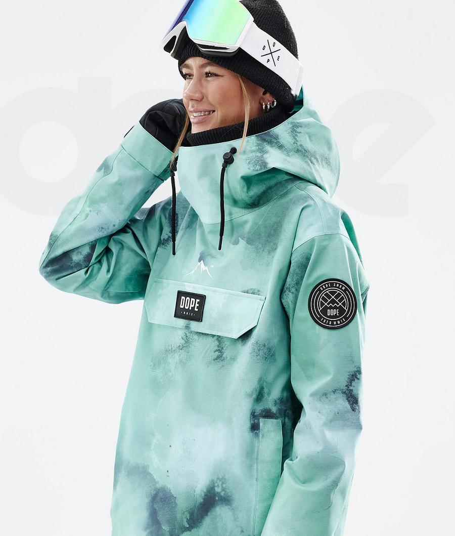Green Women's Dope Blizzard W Snowboard Jackets | NZ_D2500