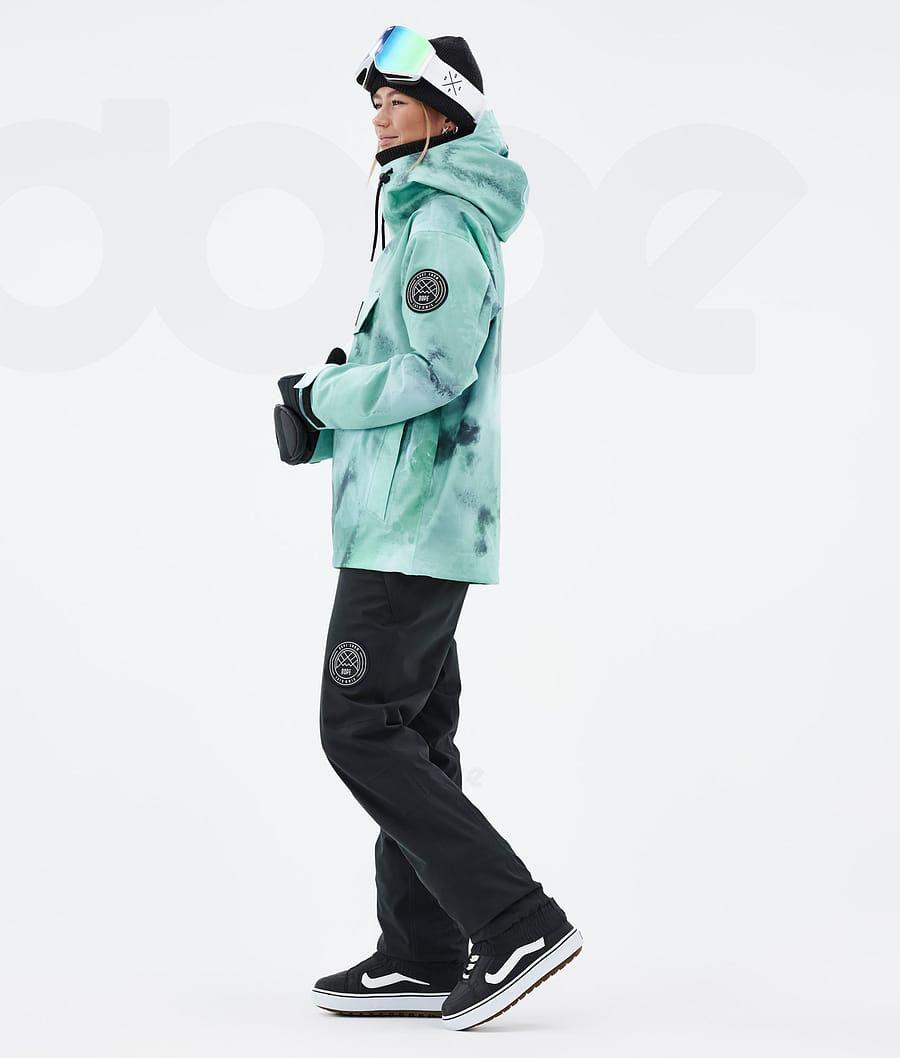 Green Women's Dope Blizzard W Snowboard Jackets | NZ_D2500