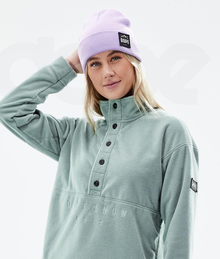 Green Women's Dope Comfy W 2021 Fleece | NZ_D1649