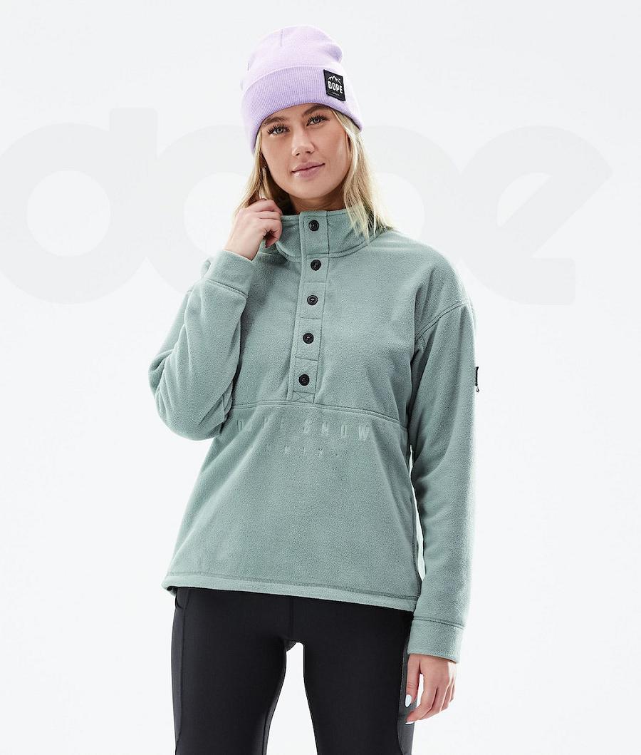 Green Women\'s Dope Comfy W 2021 Fleece | NZ_D1649