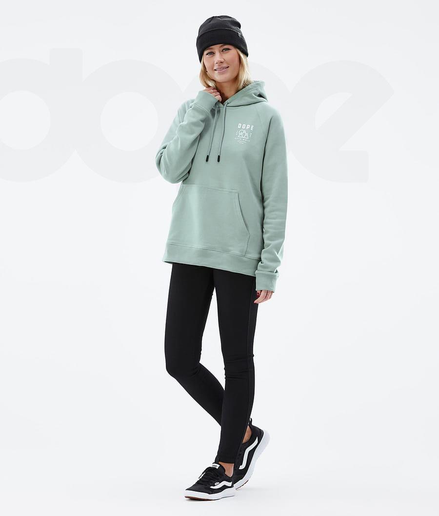 Green Women's Dope Common W Hoodies | NZ_D1103
