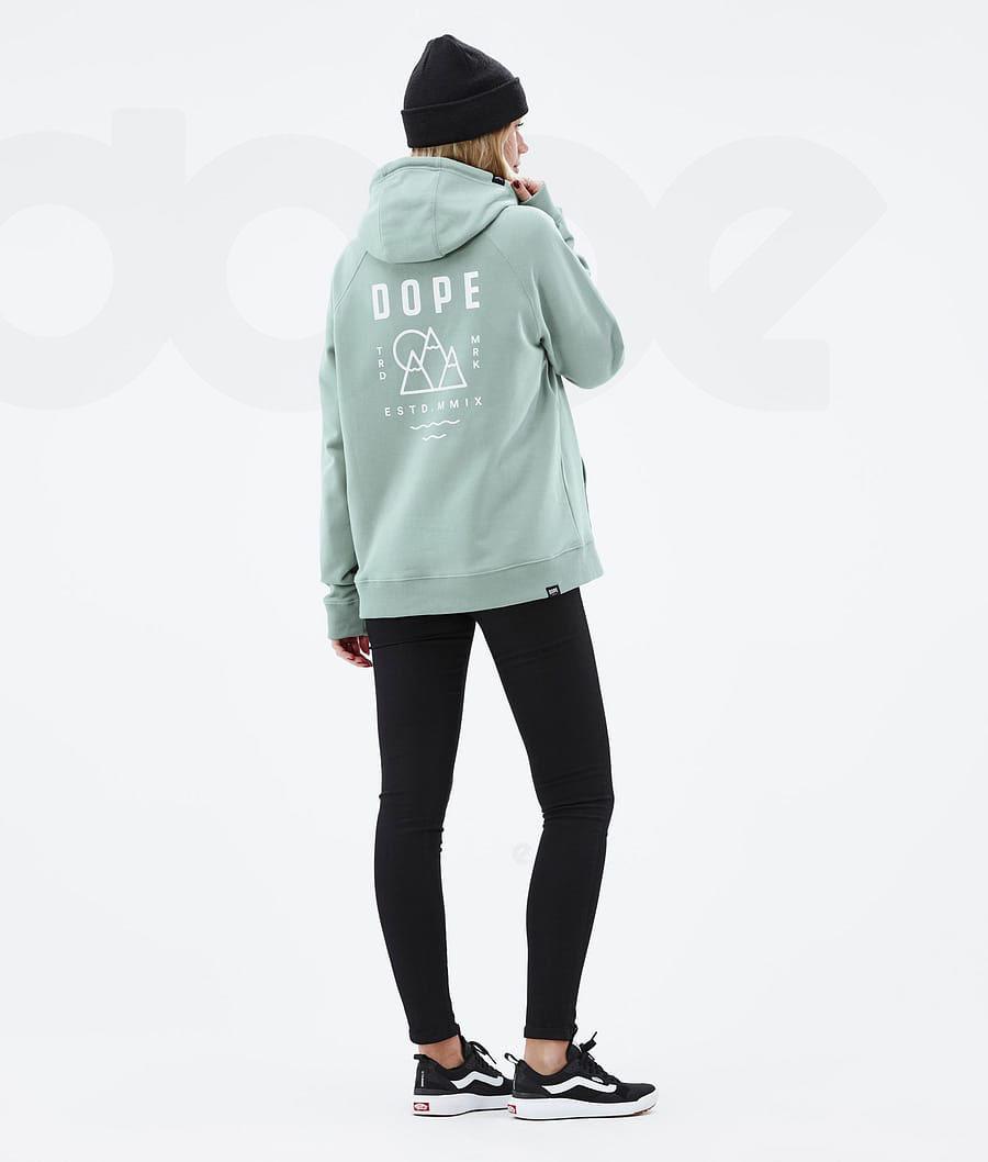 Green Women's Dope Common W Hoodies | NZ_D1103