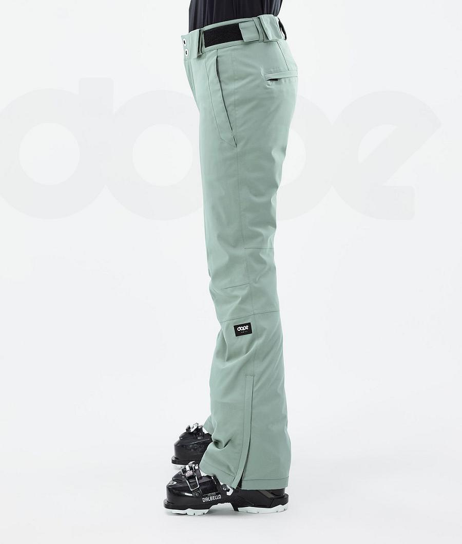 Green Women's Dope Con W Ski Pants | NZ_D1205