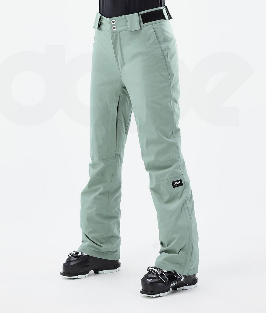 Green Women\'s Dope Con W Ski Pants | NZ_D1205