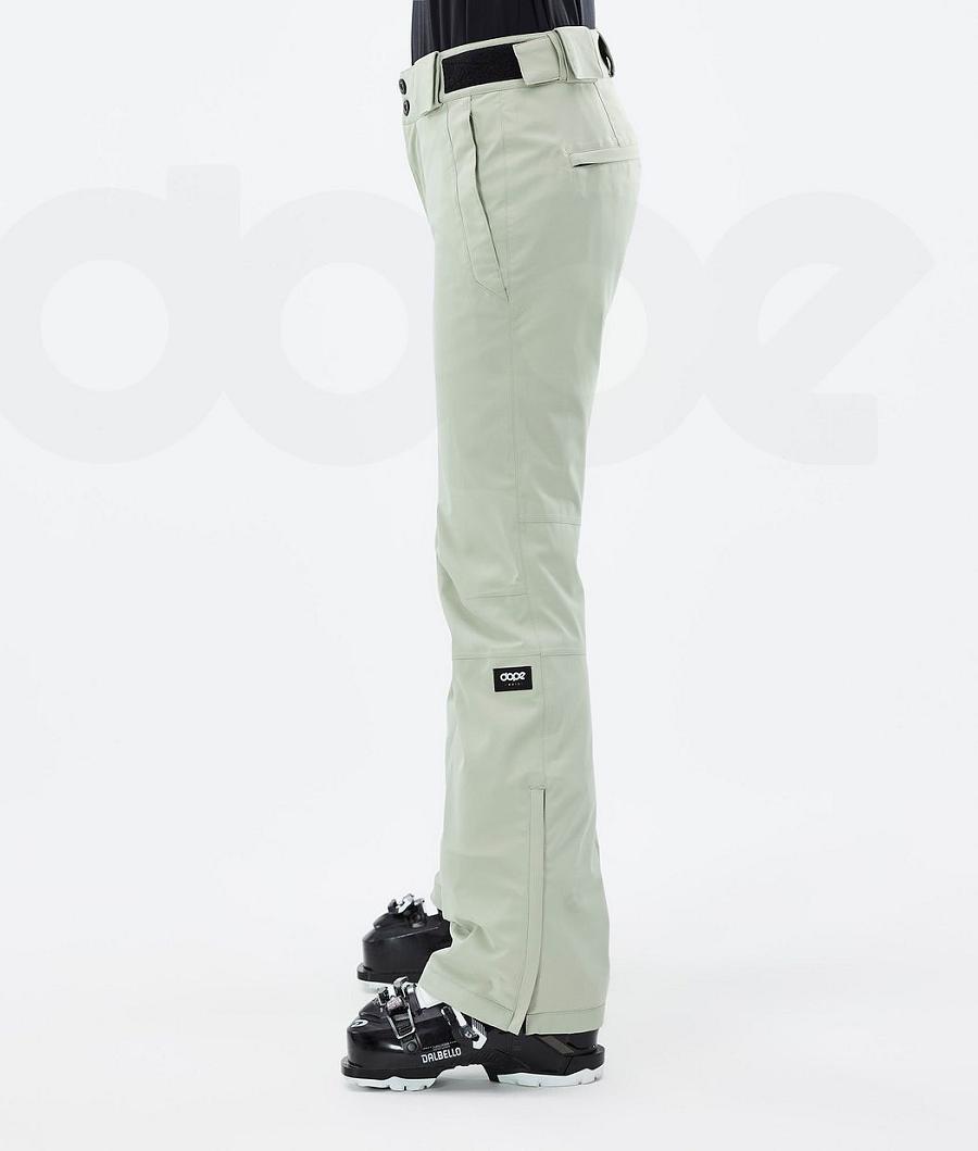 Green Women's Dope Con W Ski Pants | NZ_D1585