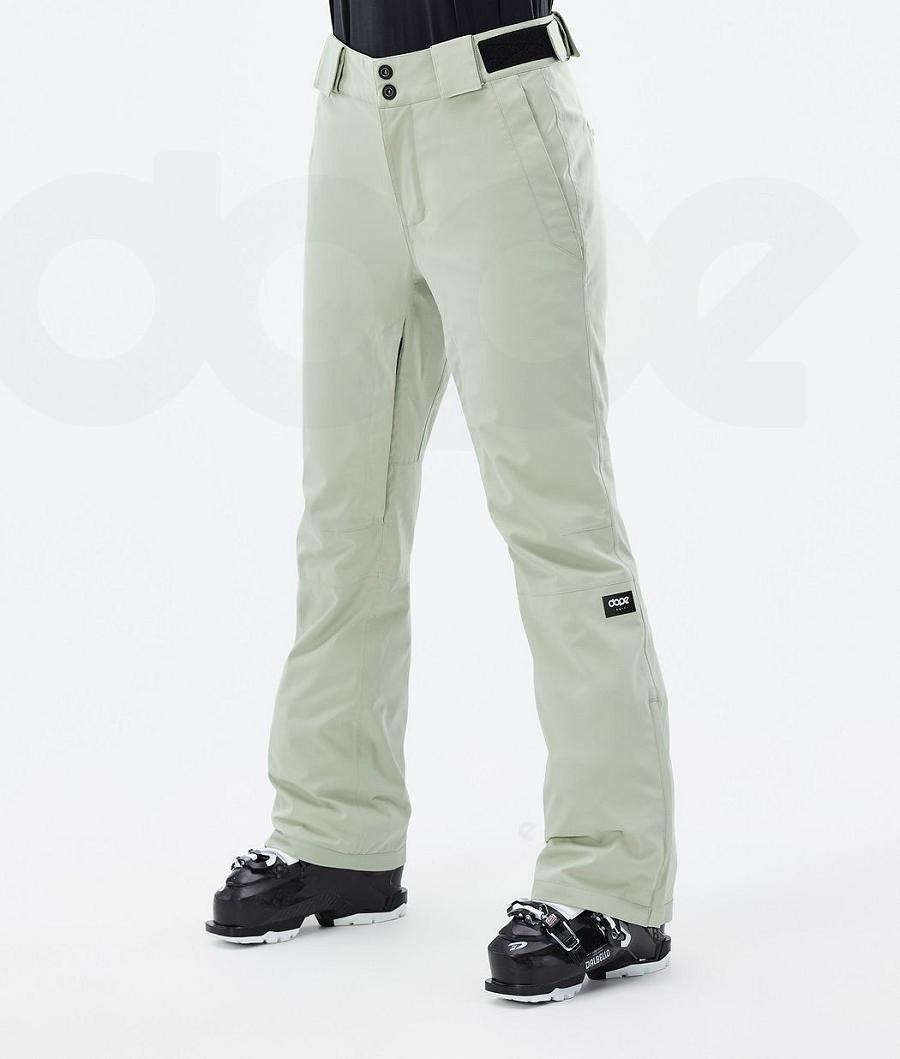 Green Women\'s Dope Con W Ski Pants | NZ_D1585
