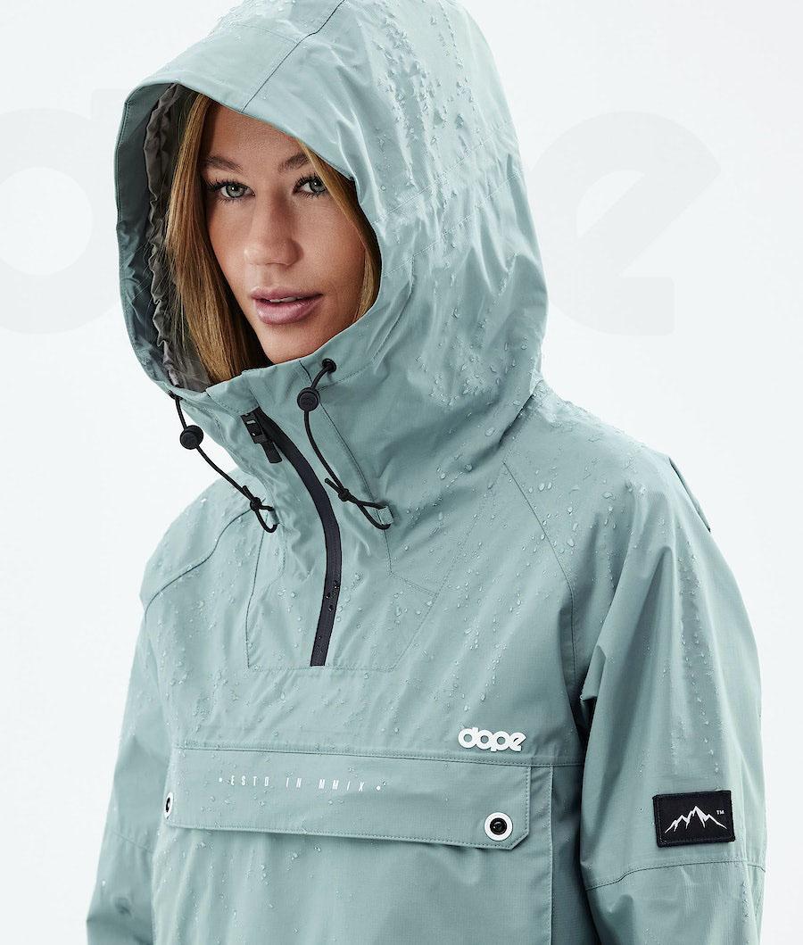 Green Women's Dope Hiker Light W Outdoor Jackets | NZ_D2204