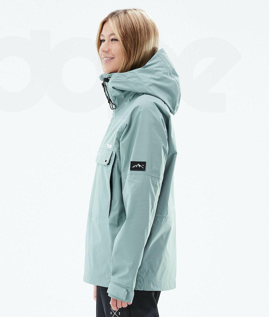 Green Women's Dope Hiker Light W Outdoor Jackets | NZ_D2204