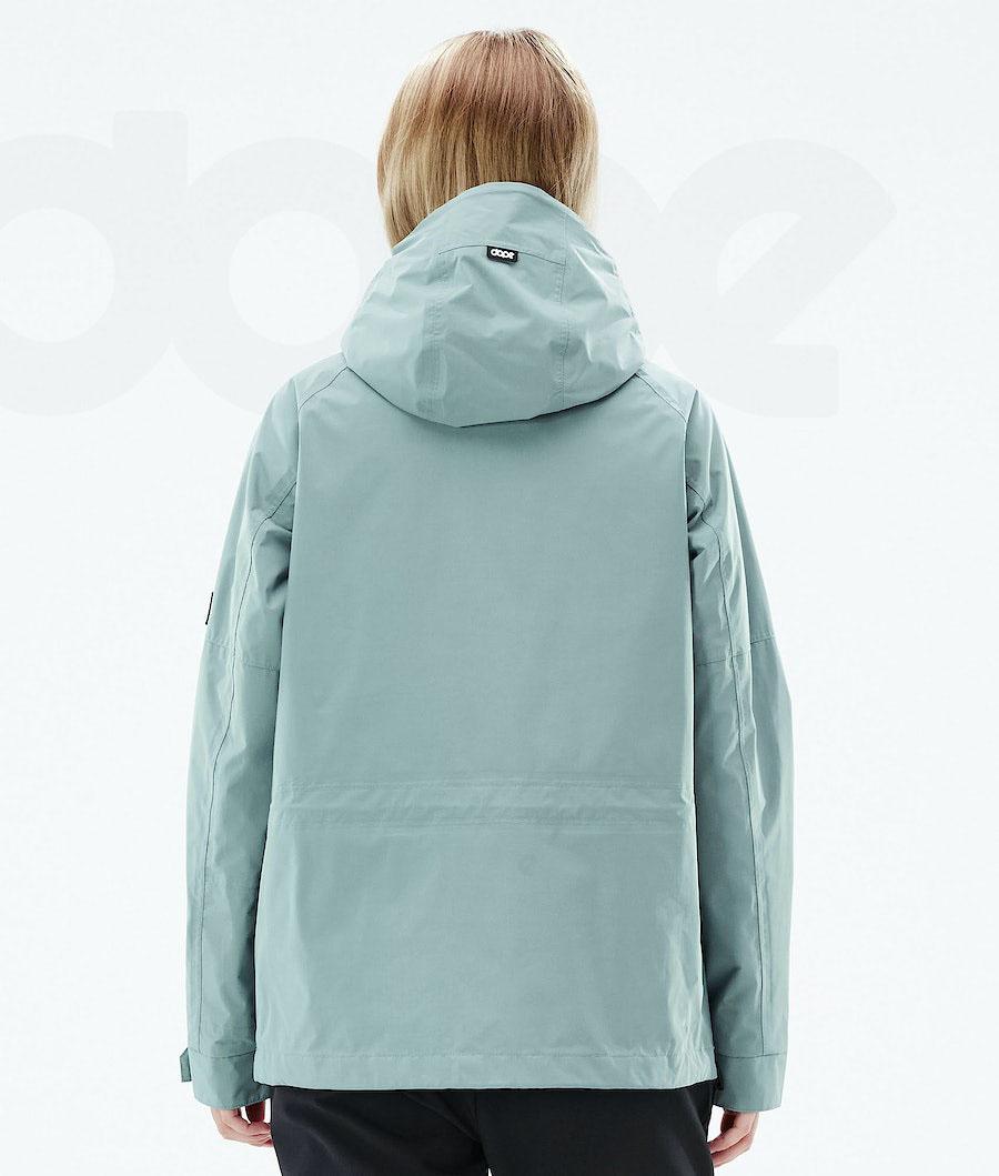 Green Women's Dope Hiker Light W Outdoor Jackets | NZ_D2204