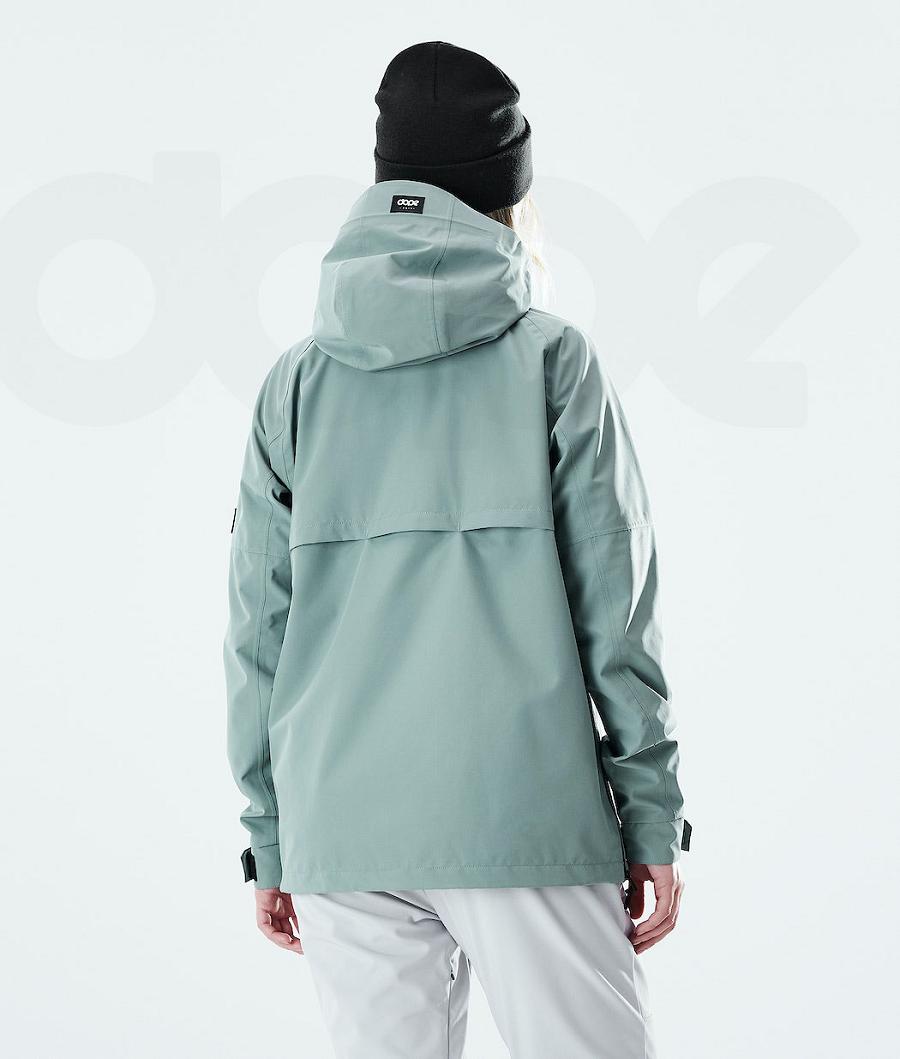 Green Women's Dope Hiker W Outdoor Jackets | NZ_D1812
