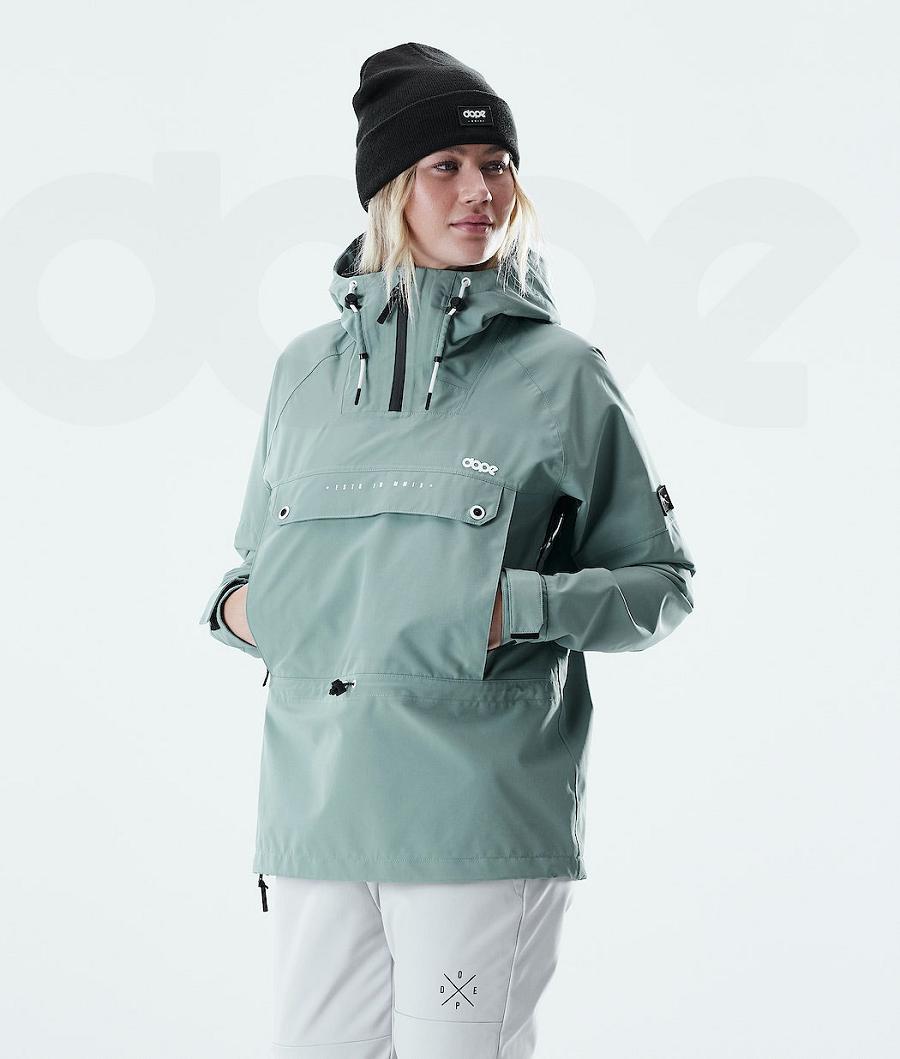 Green Women\'s Dope Hiker W Outdoor Jackets | NZ_D1812