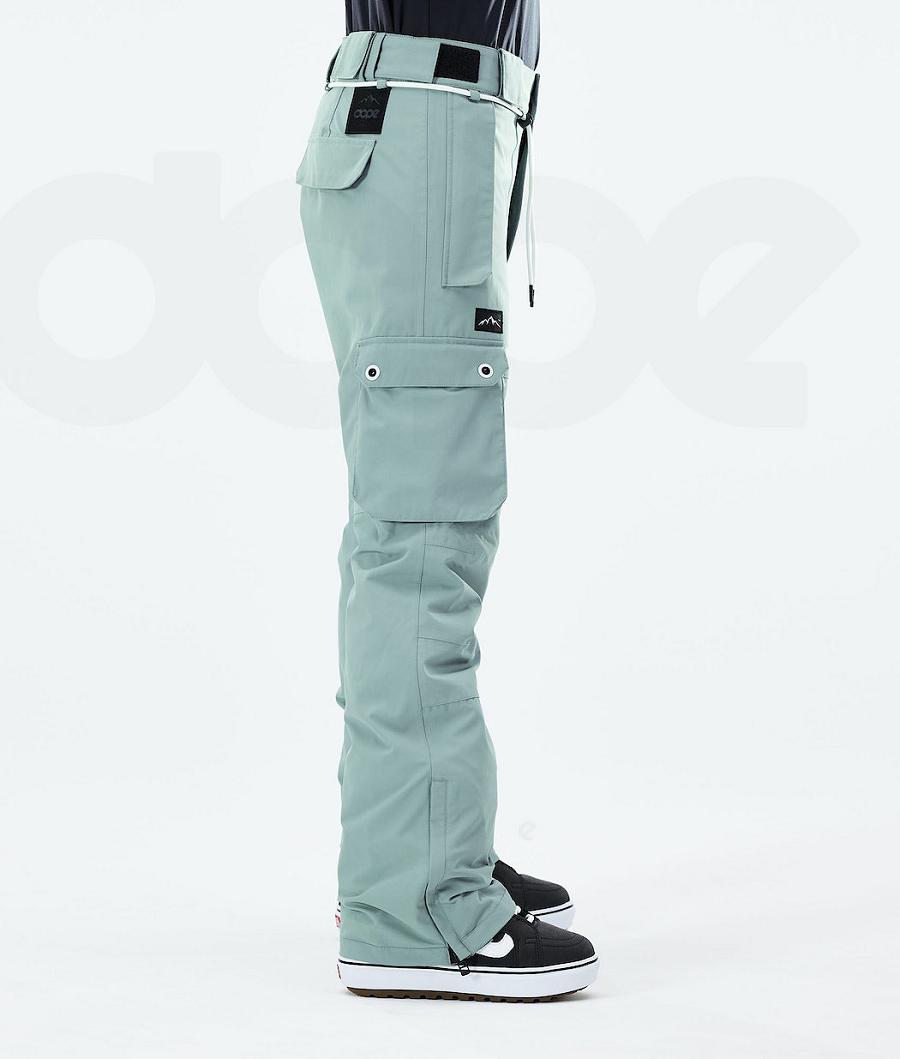 Green Women's Dope Iconic W 2021 Snowboard Pants | NZ_D1146