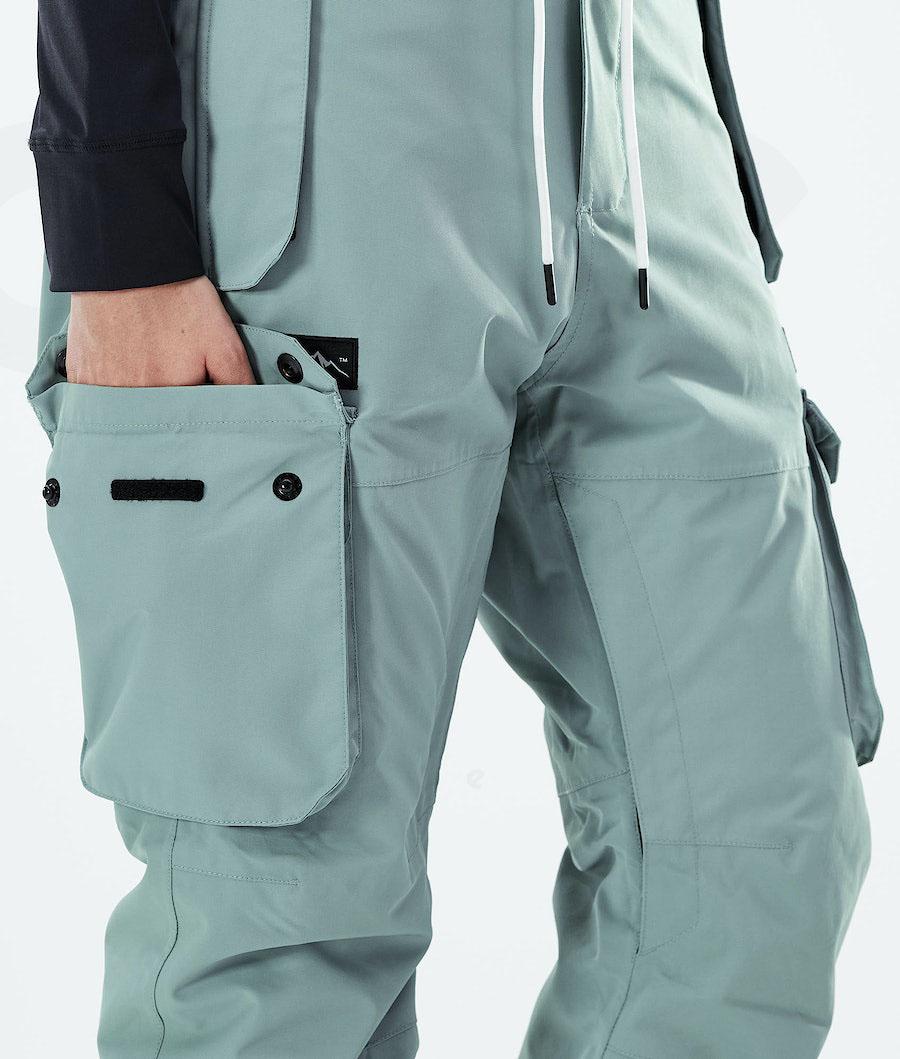 Green Women's Dope Iconic W 2021 Snowboard Pants | NZ_D1146