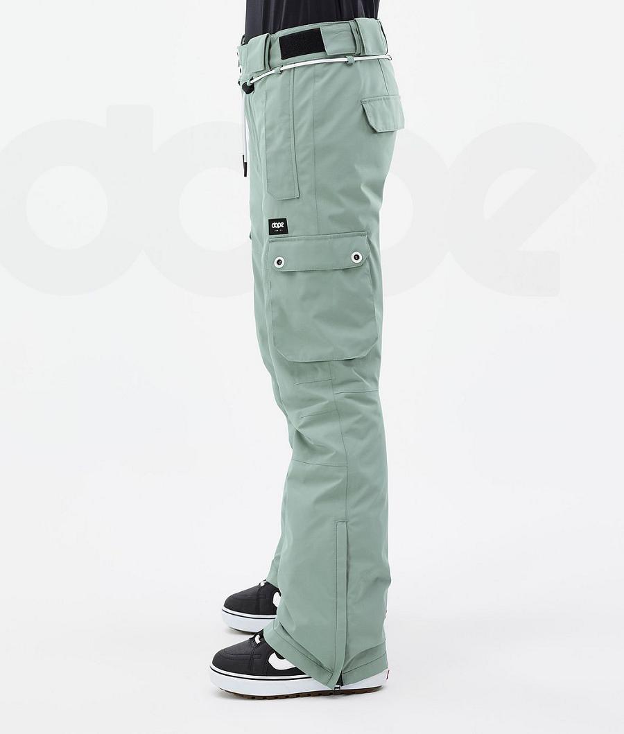 Green Women's Dope Iconic W Snowboard Pants | NZ_D2491