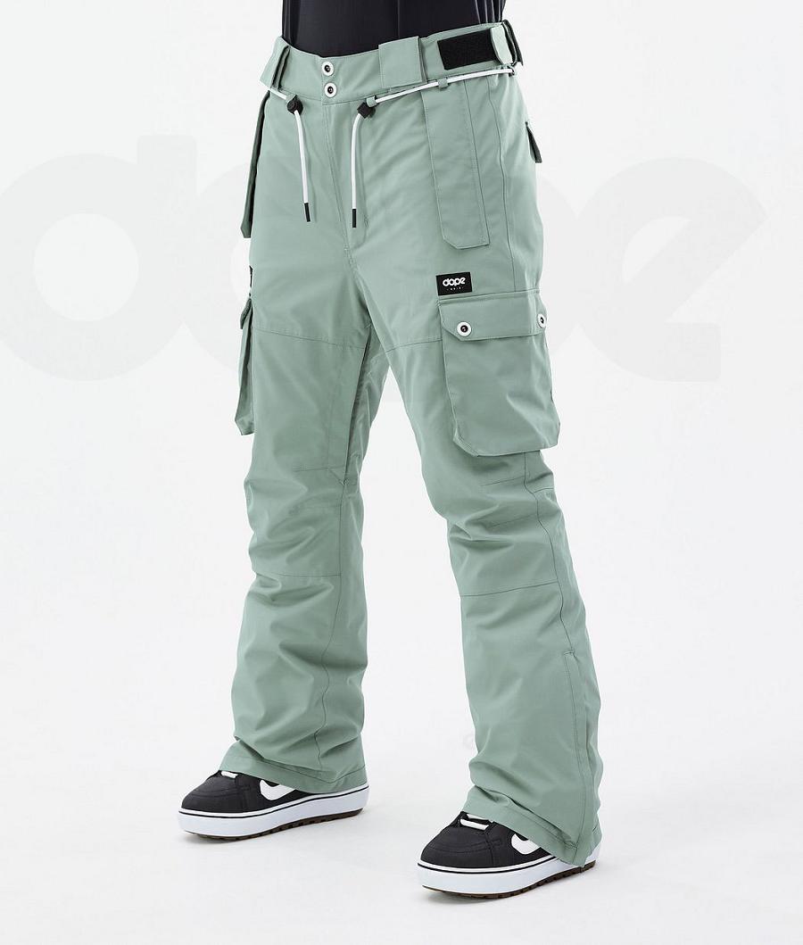 Green Women\'s Dope Iconic W Snowboard Pants | NZ_D2491