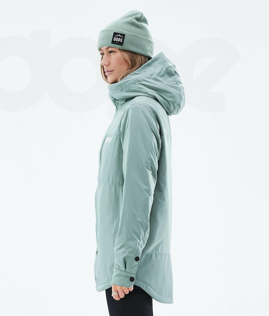 Green Women's Dope Insulated W Outdoor Jackets | NZ_D1853