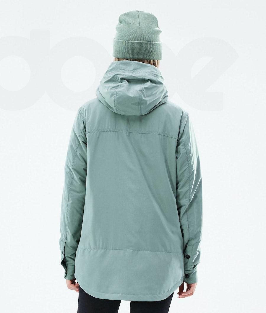 Green Women's Dope Insulated W Outdoor Jackets | NZ_D1853