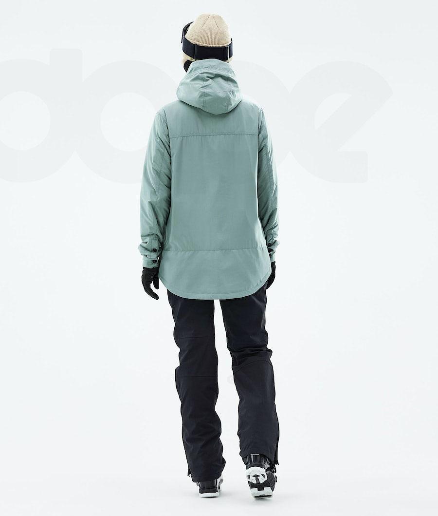 Green Women's Dope Insulated W Ski Jackets | NZ_D2112