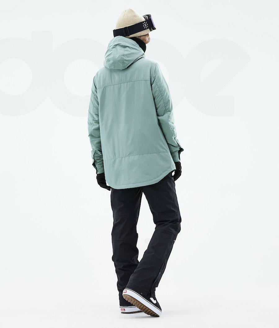 Green Women's Dope Insulated W Snowboard Jackets | NZ_D2438