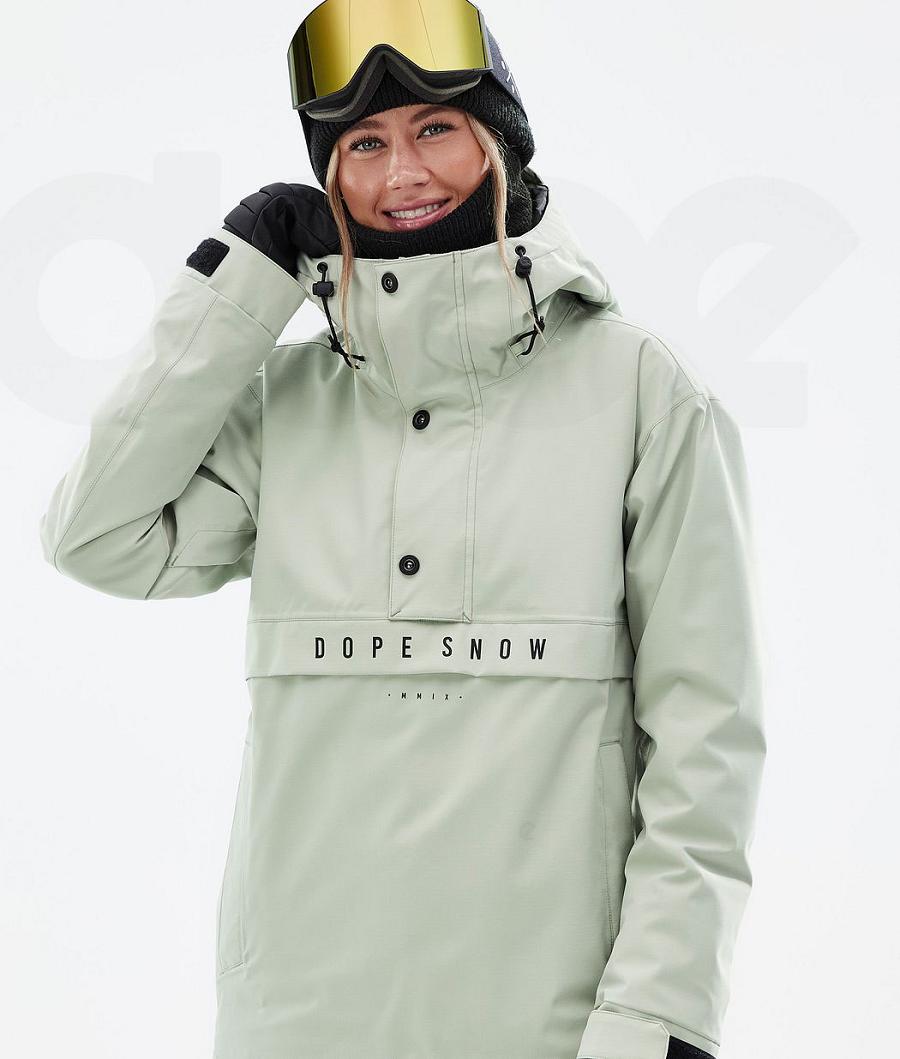 Green Women's Dope Legacy W Snowboard Jackets | NZ_D2132