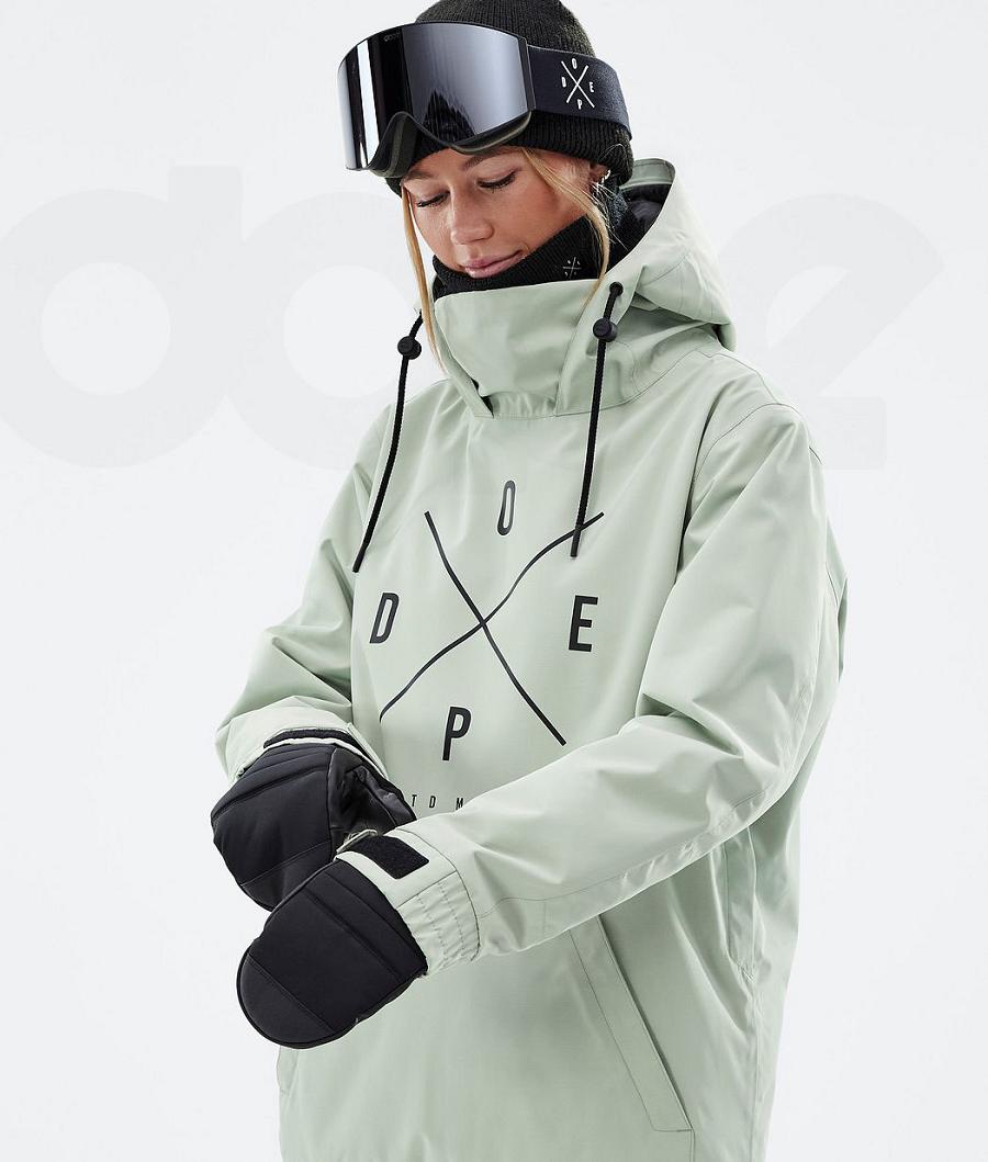 Green Women's Dope Migoo W Snowboard Jackets | NZ_D1625