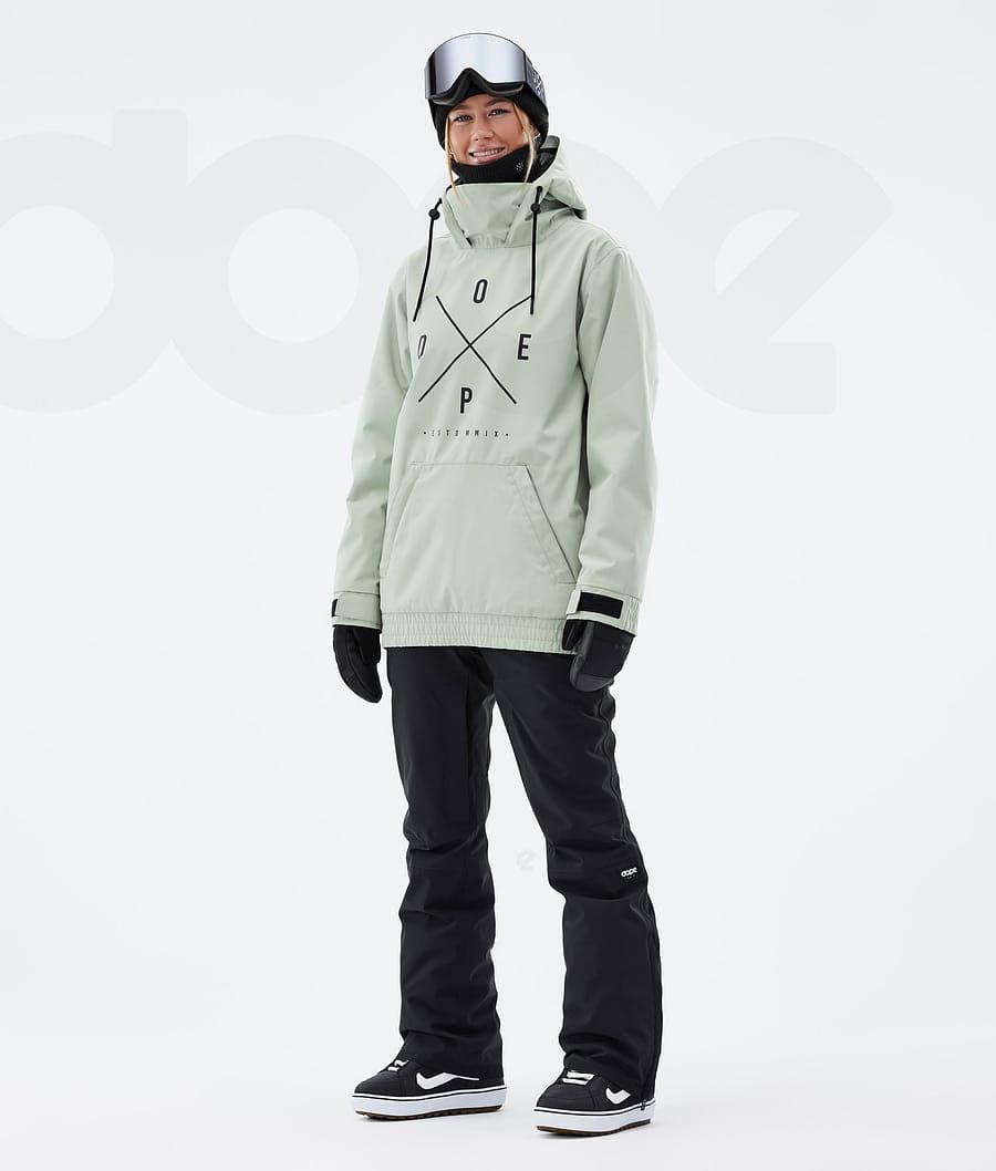 Green Women's Dope Migoo W Snowboard Jackets | NZ_D1625