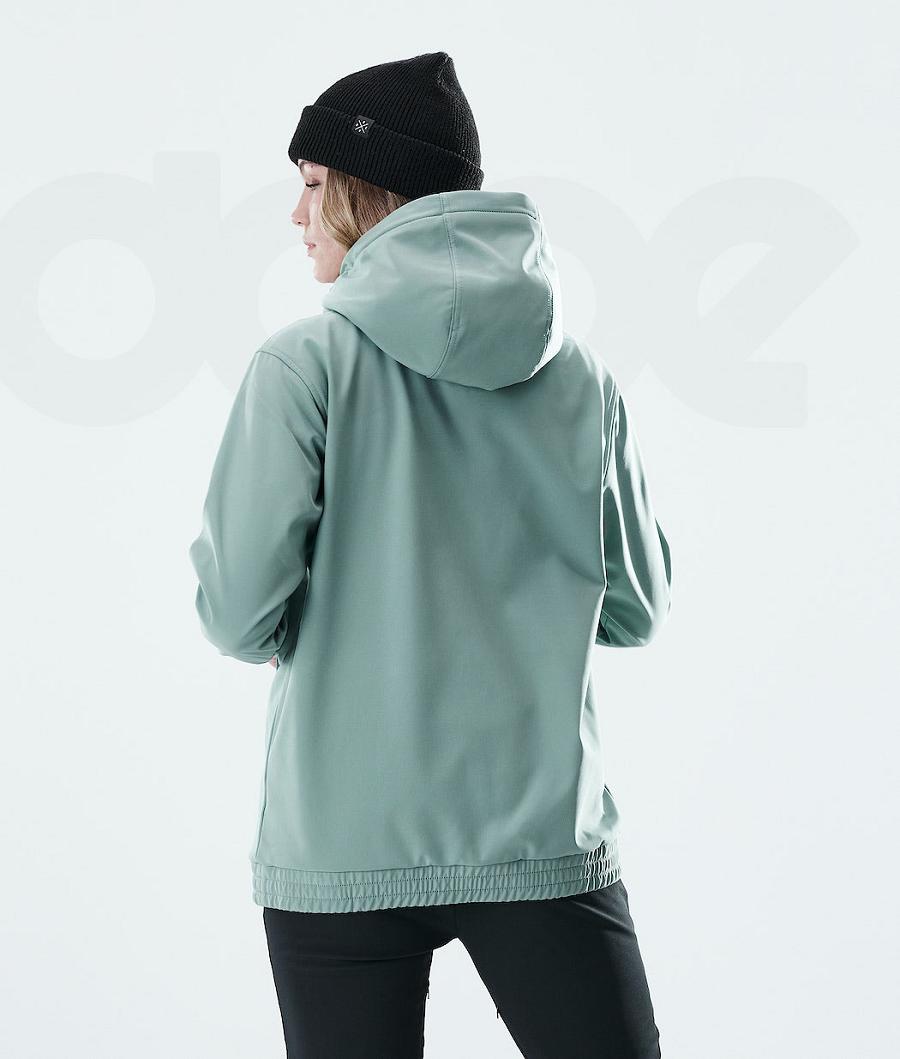 Green Women's Dope Nomad W Outdoor Jackets | NZ_D1262