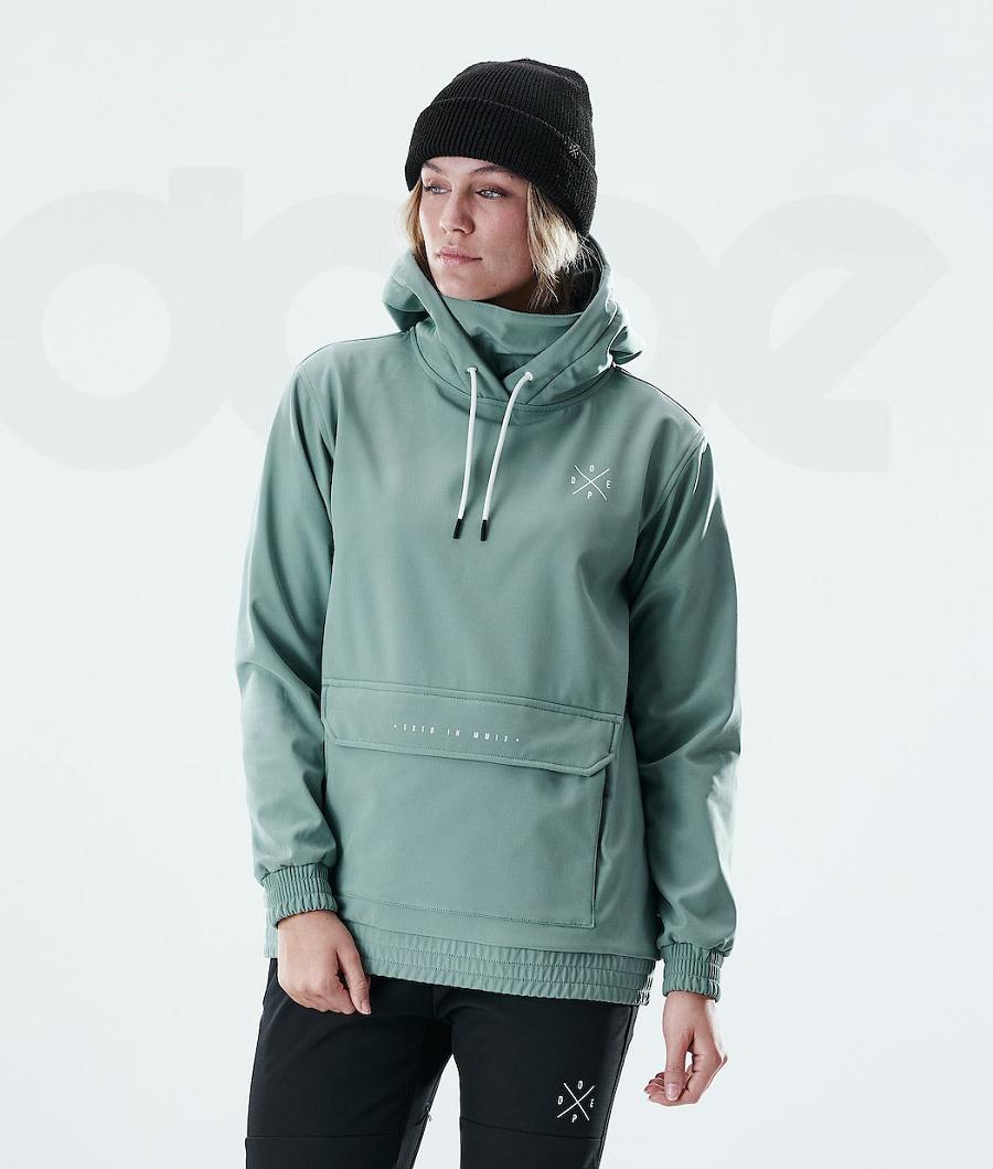 Green Women\'s Dope Nomad W Outdoor Jackets | NZ_D1262