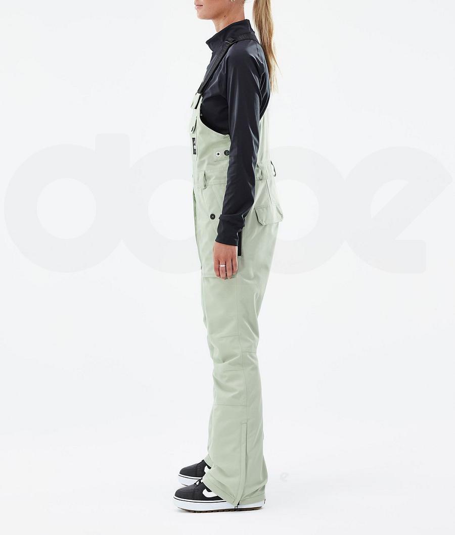 Green Women's Dope Notorious B.I.B W Snowboard Pants | NZ_D1195