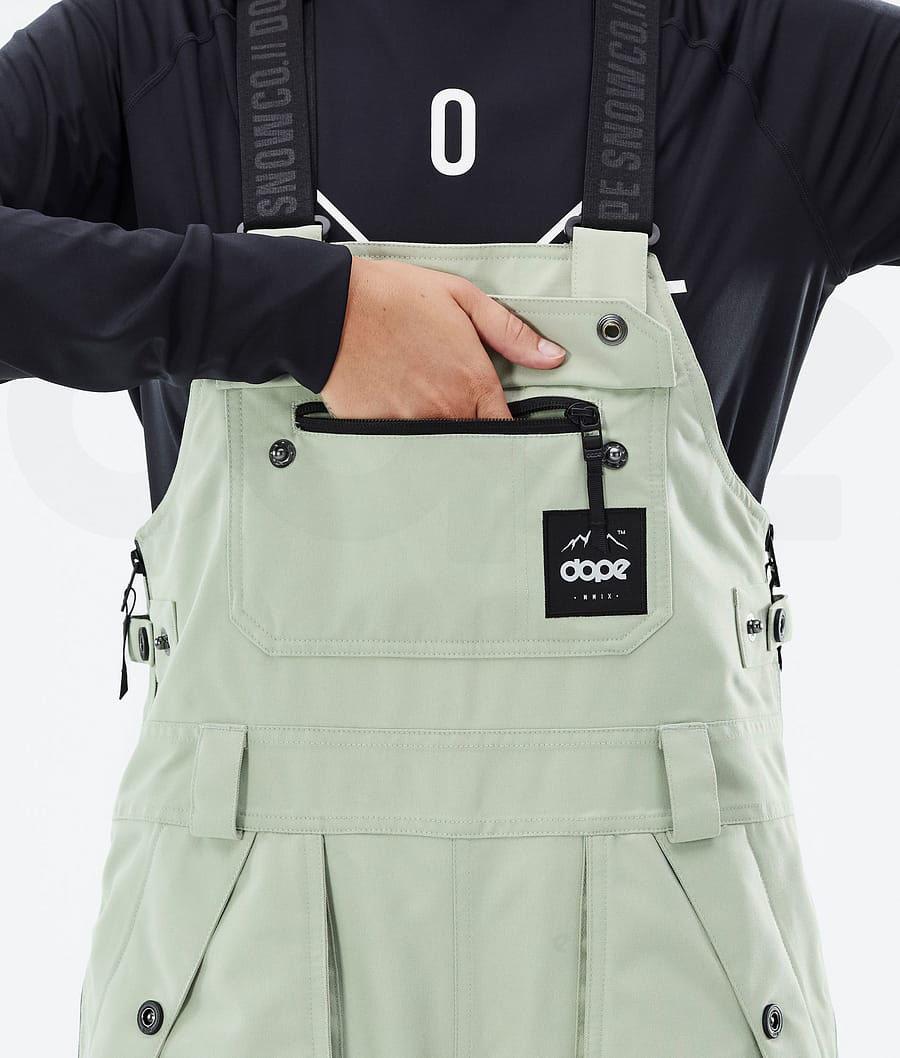 Green Women's Dope Notorious B.I.B W Snowboard Pants | NZ_D1195