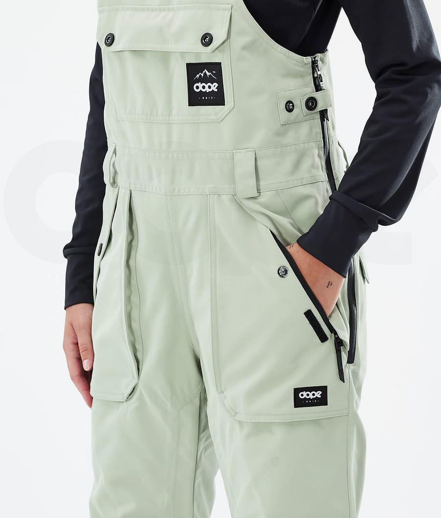 Green Women's Dope Notorious B.I.B W Snowboard Pants | NZ_D1195