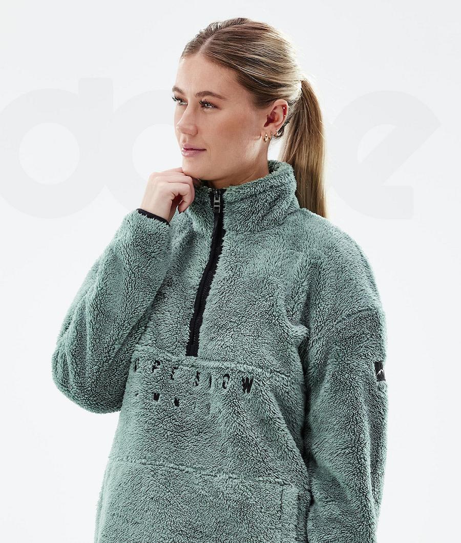 Green Women's Dope Pile W 2021 Fleece | NZ_D2528