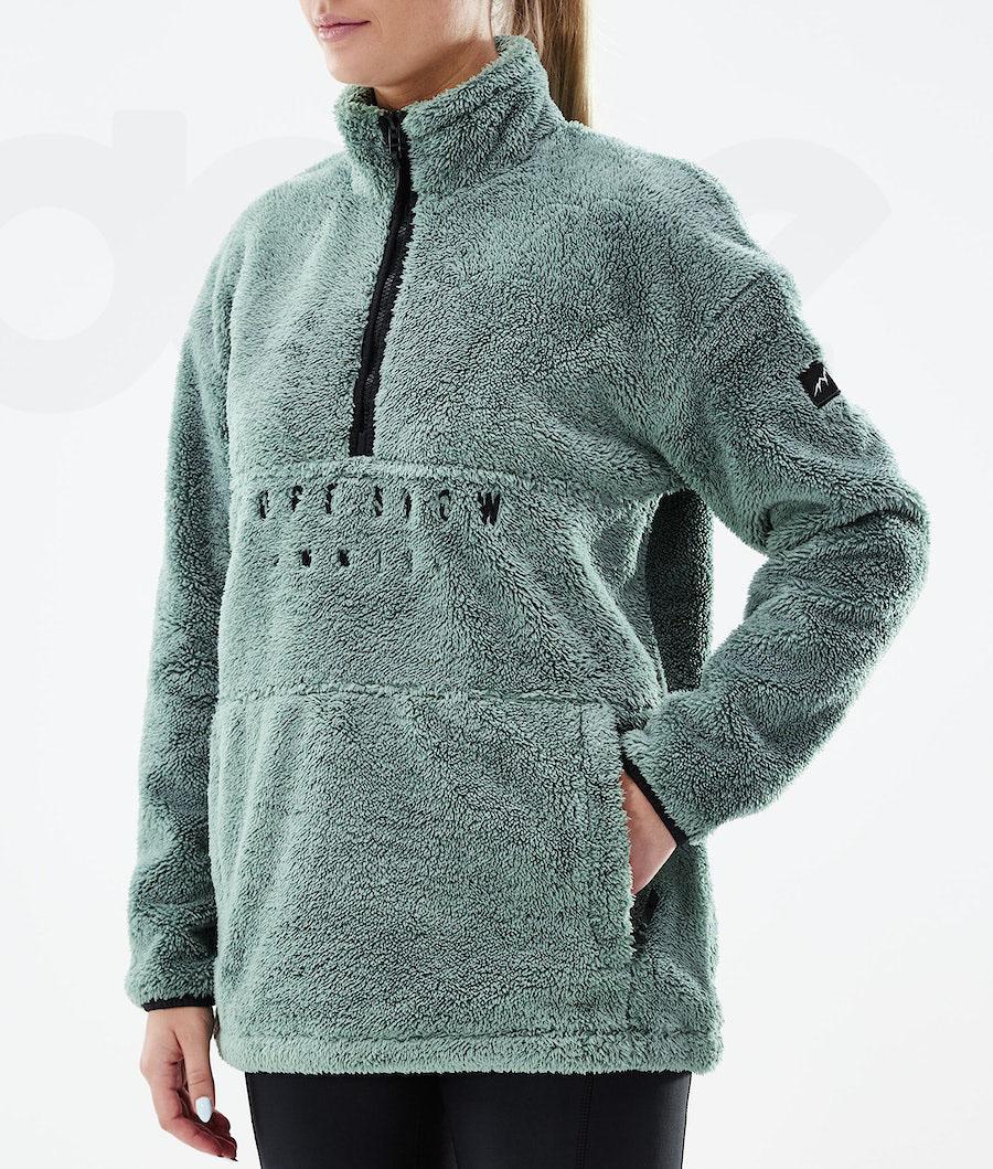 Green Women's Dope Pile W 2021 Fleece | NZ_D2528