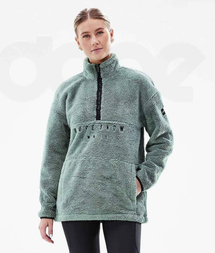 Green Women\'s Dope Pile W 2021 Fleece | NZ_D2528