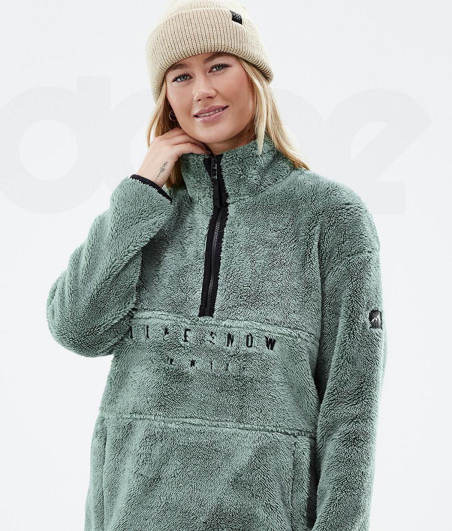Green Women's Dope Pile W Fleece | NZ_D1464