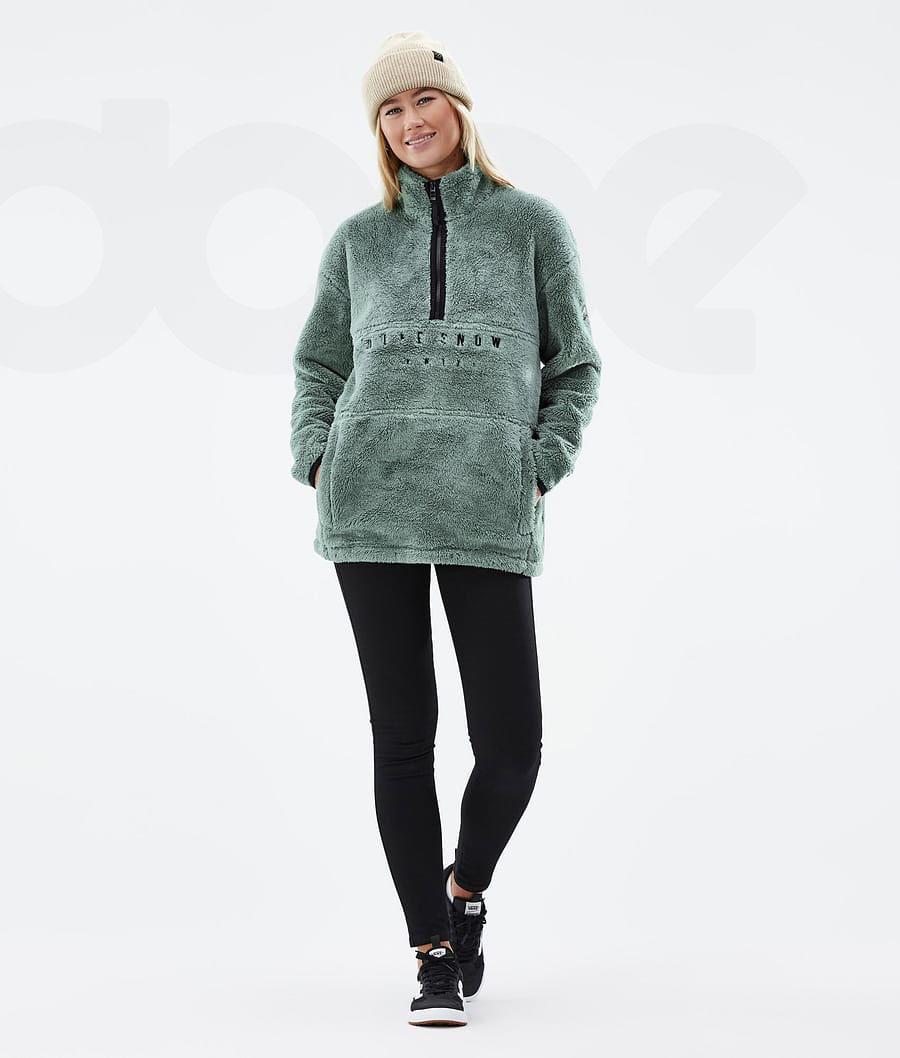 Green Women's Dope Pile W Fleece | NZ_D1464