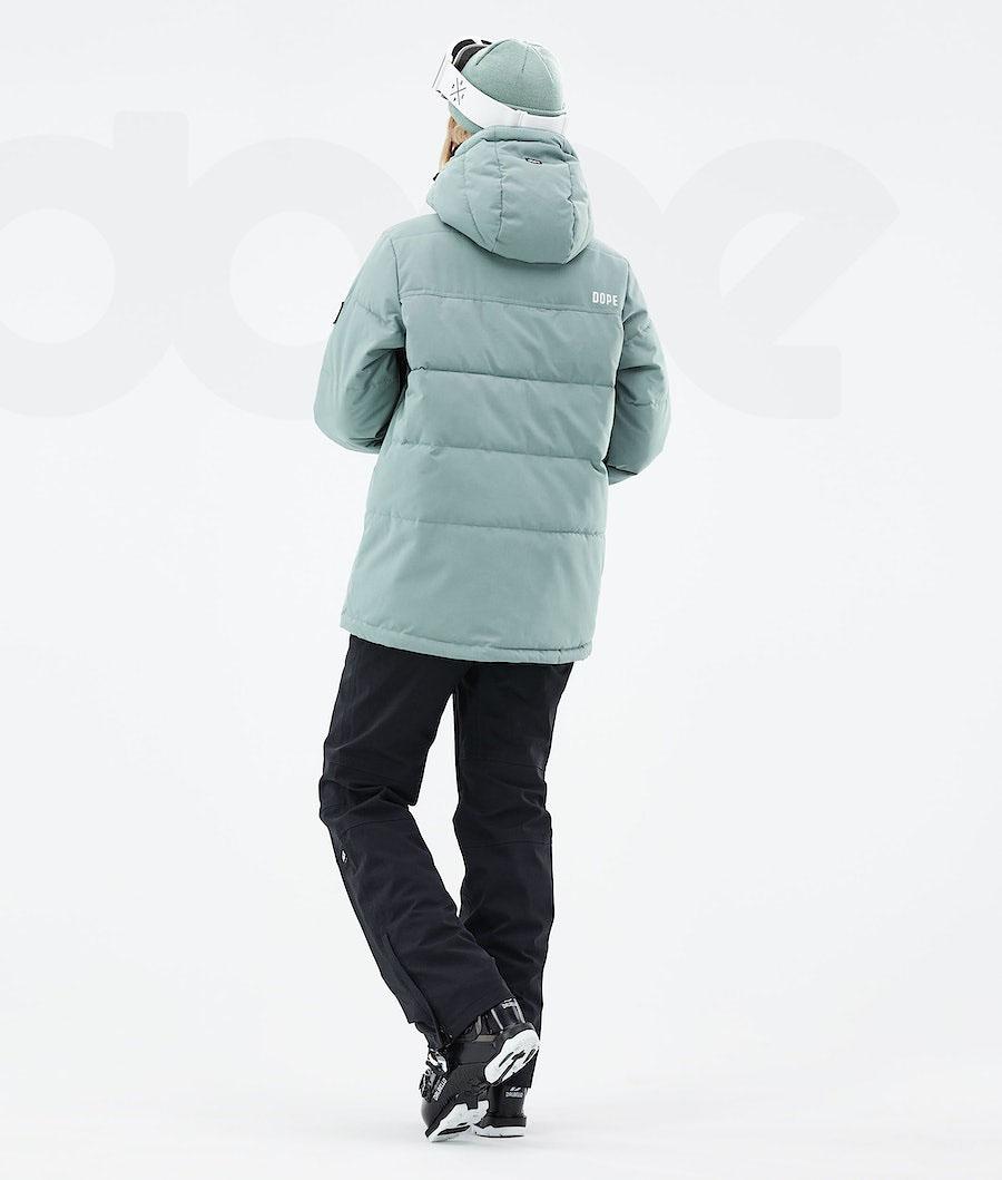 Green Women's Dope Puffer W 2021 Ski Jackets | NZ_D1916