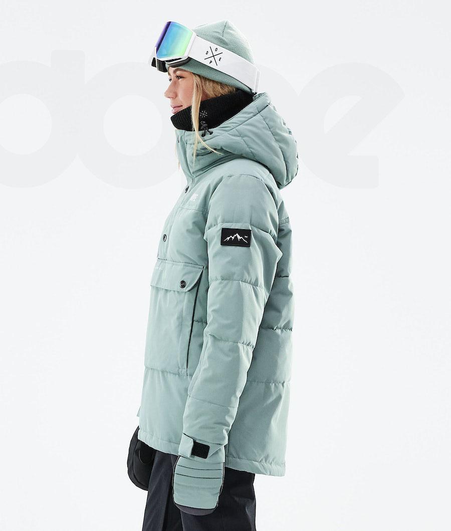 Green Women's Dope Puffer W 2021 Ski Jackets | NZ_D1916