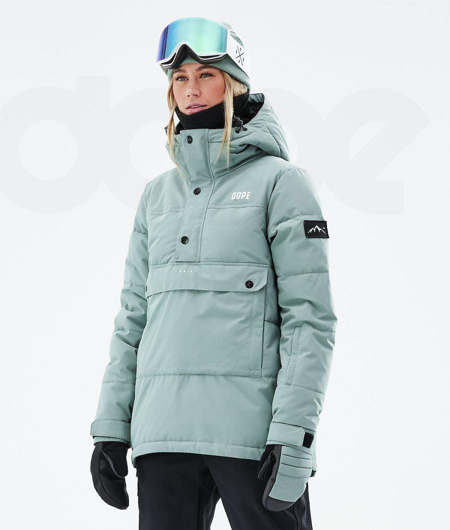 Green Women\'s Dope Puffer W 2021 Ski Jackets | NZ_D1916
