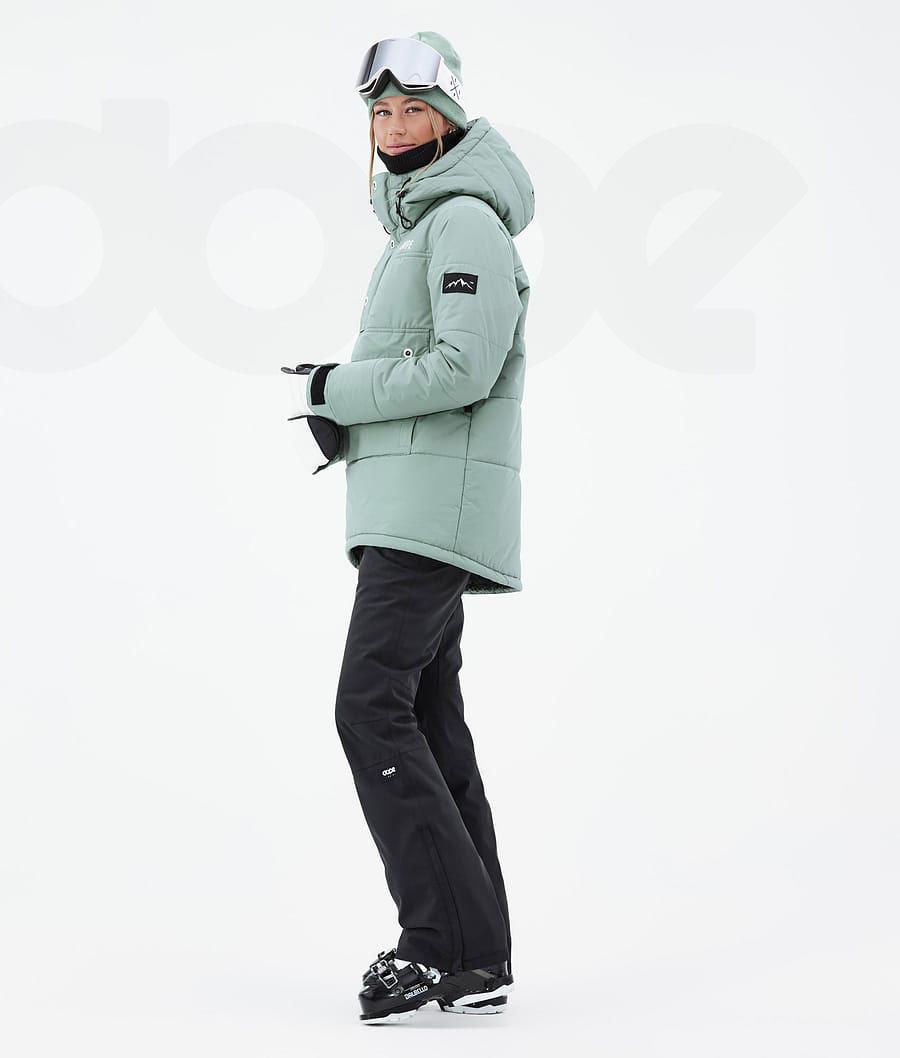 Green Women's Dope Puffer W Ski Jackets | NZ_D2157