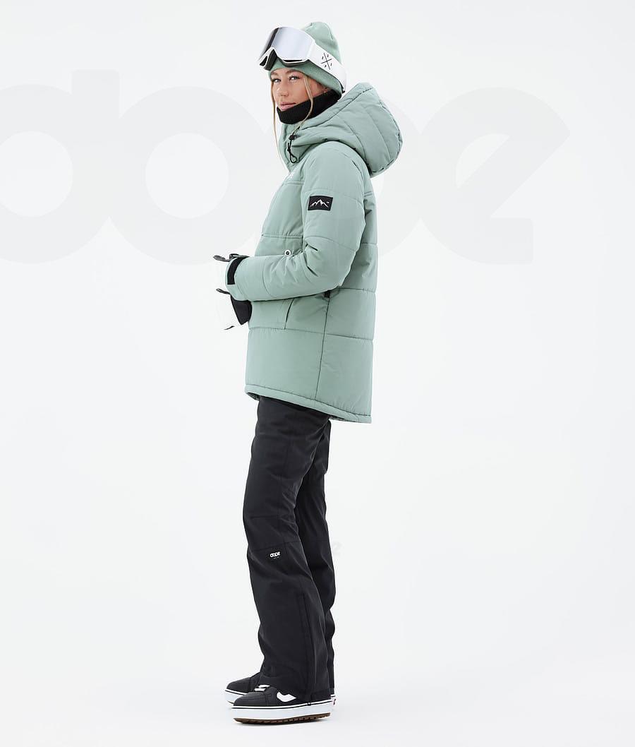Green Women's Dope Puffer W Snowboard Jackets | NZ_D1358