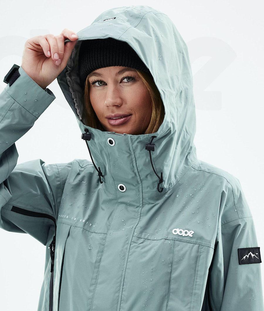 Green Women's Dope Ranger Light W Outdoor Jackets | NZ_D1221