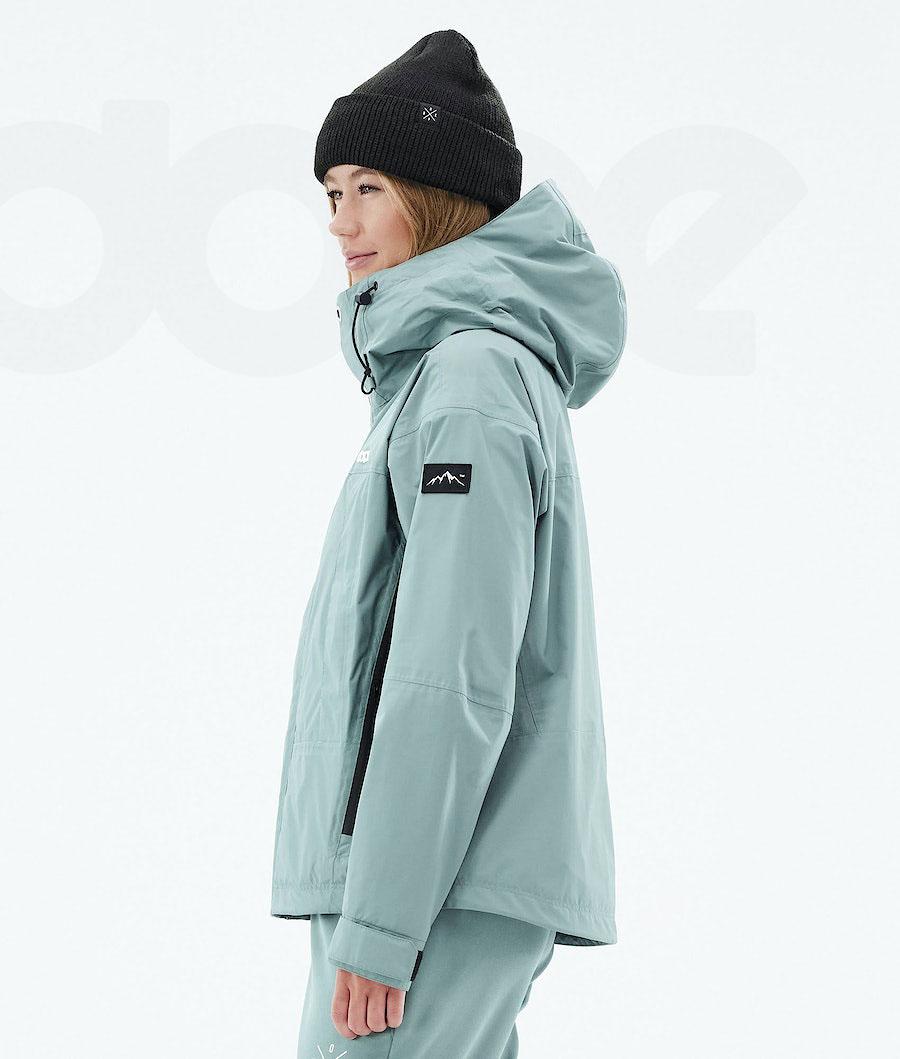 Green Women's Dope Ranger Light W Outdoor Jackets | NZ_D1221