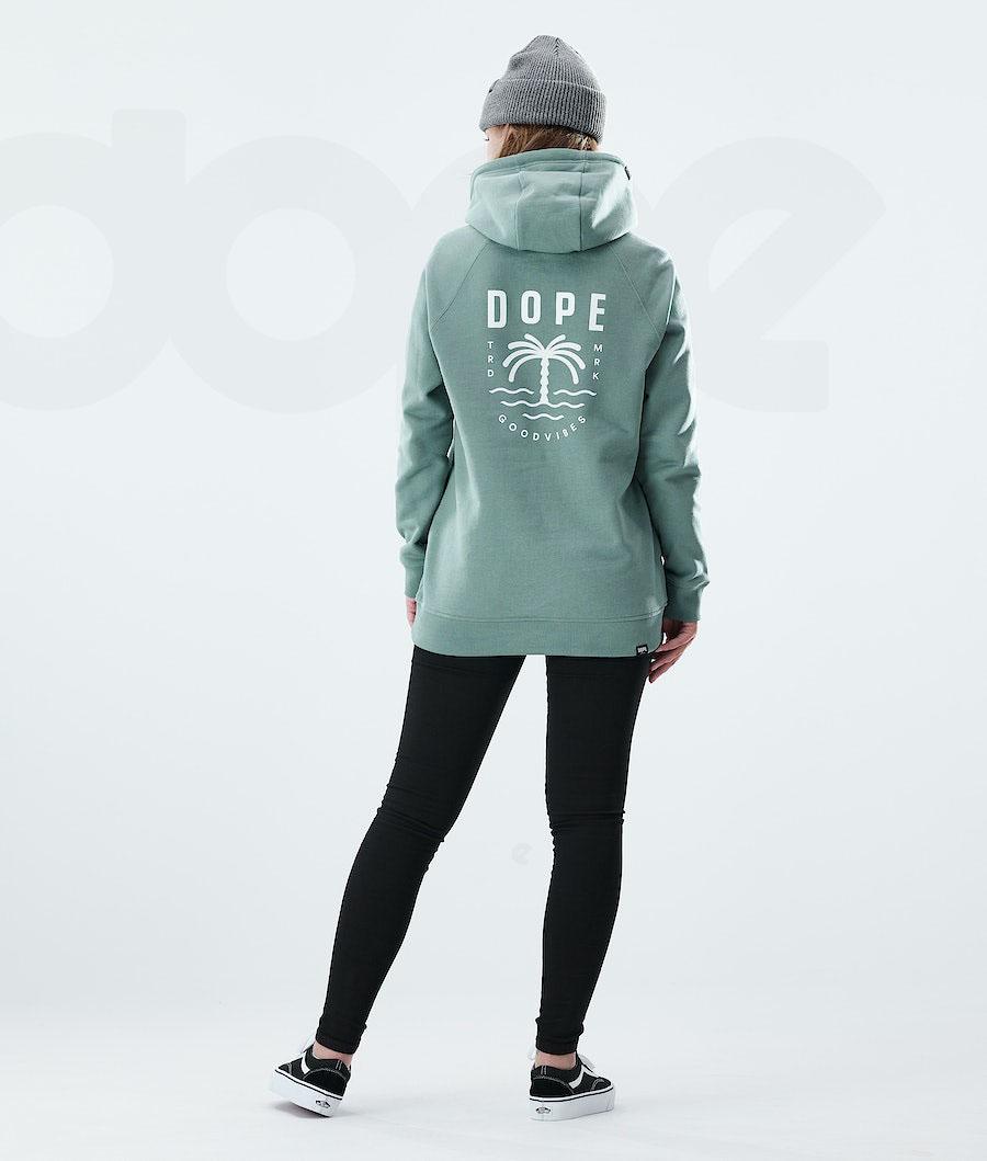 Green Women's Dope Regular Hoodies | NZ_D1259