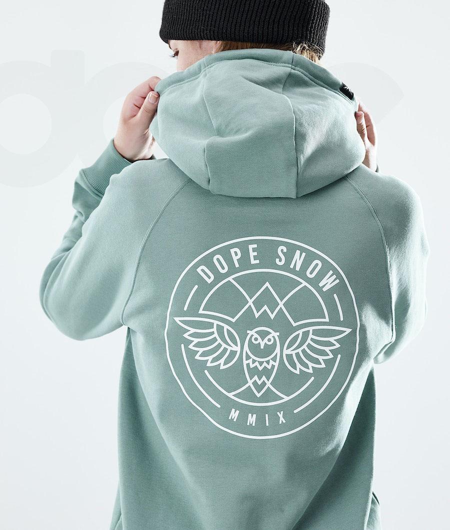 Green Women's Dope Regular Hoodies | NZ_D1807