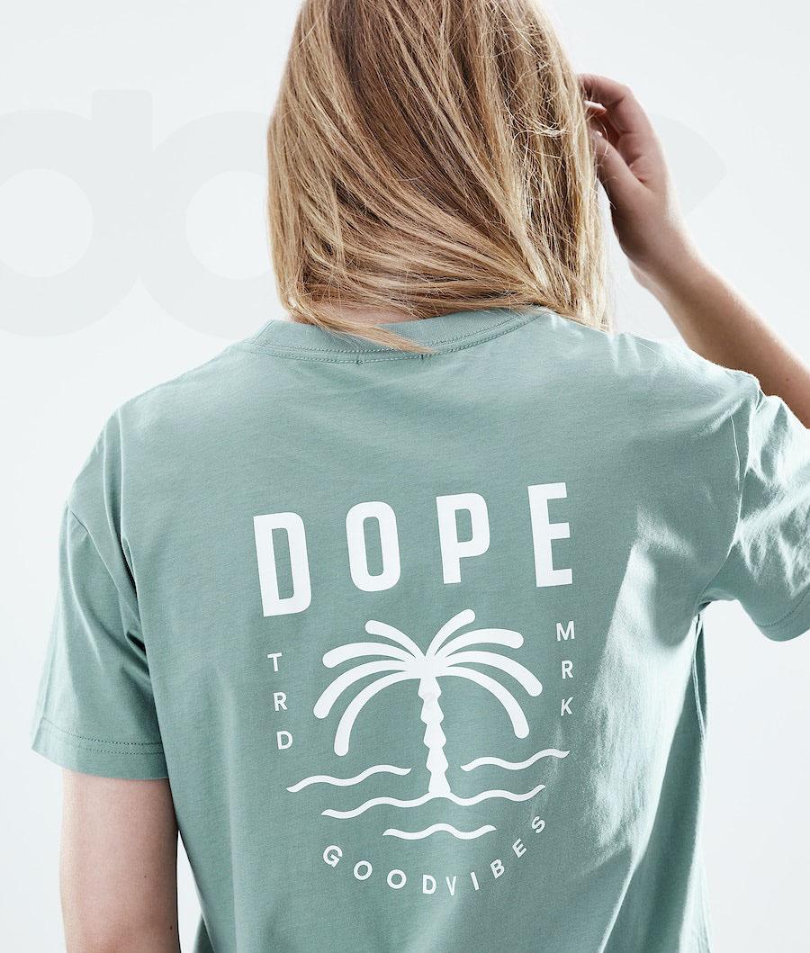 Green Women's Dope Regular T-shirts | NZ_D1028